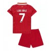 Liverpool Luis Diaz #7 Hjemmedraktsett Barn 2024-25 Kortermet (+ korte bukser)